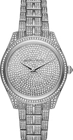 Michael Kors Lauryn Pave Silver-Tone Women's Watch - MK3717