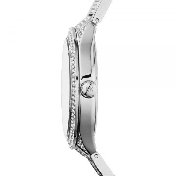 Michael Kors Lauryn Pave dameshorloge in zilverkleur - MK3717 Secundaire afbeelding