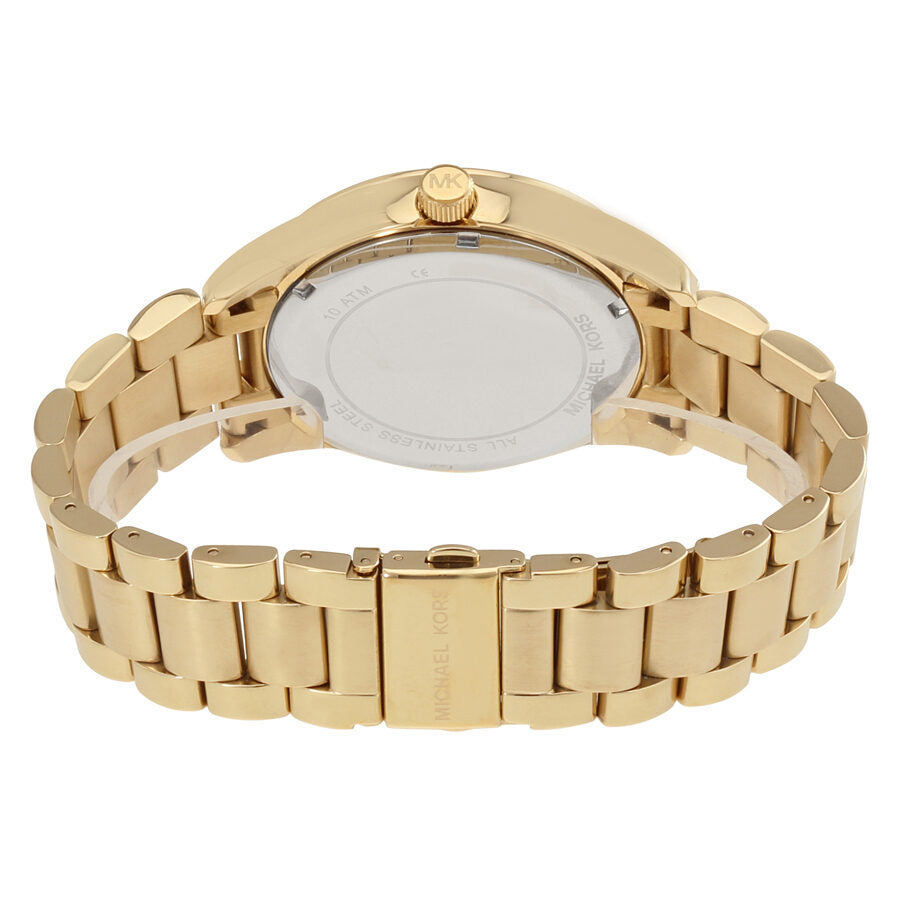 Michael Kors Layton Blue Crystal Pave Gold-Tone Women's Watch - MK6243