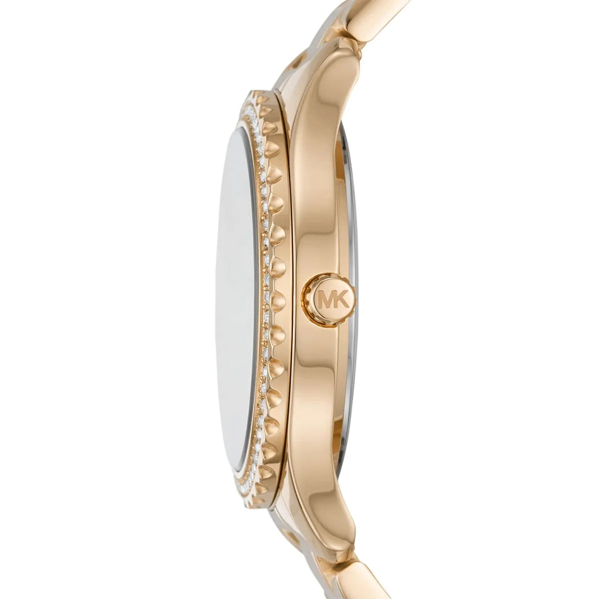 Michael Kors Layton Quartz dameshorloge met zwarte wijzerplaat en goudkleurige accenten - MK6892 Secundaire afbeelding