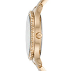 Michael Kors Layton Quartz Black Dial Gold-Tone Women's Watch - MK6892