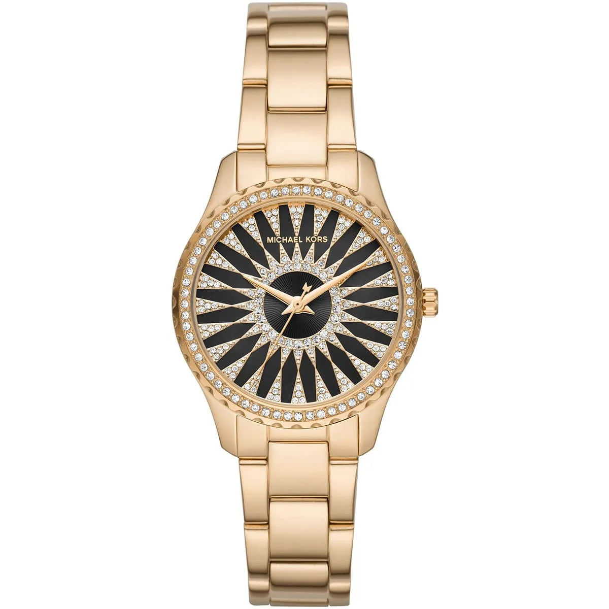 Michael Kors Layton Quartz Black Dial Gold-Tone Women's Watch - MK6892 Hoofdafbeelding