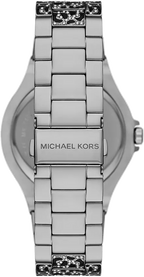 Michael Kors Oversized Lennox Pavé Black and silver pattern Women's Watch - MK7408