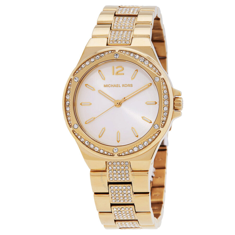 Michael Kors Lennox Quartz Crystal White Dial Ladies Watch MK7361 Hoofdafbeelding