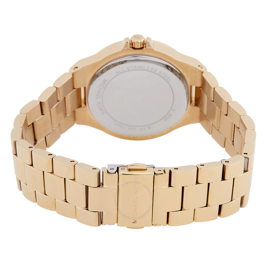Michael Kors Lennox Quartz Crystal White Dial Ladies Watch MK7361
