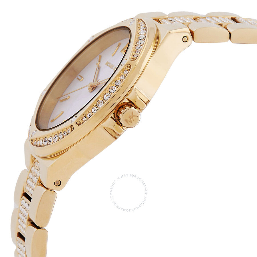 Michael Kors Lennox Quartz Crystal White Dial Ladies Watch MK7361