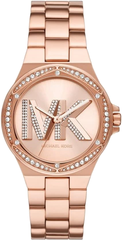 Michael Kors Lennox Three Hand Rose Gold-Tone Women's Watch - MK1063 Hoofdafbeelding