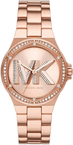 Michael Kors Lennox Three Hand Rose Gold-Tone Women's Watch - MK1063