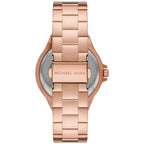 Michael Kors Lennox Three Hand Rose Gold-Tone Women's Watch - MK1063