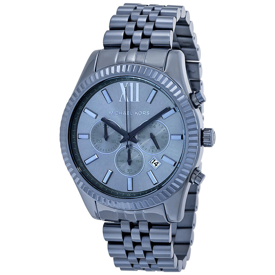 Michael Kors Lexington Chronograph Blue Men's Watch - MK8480 Main image