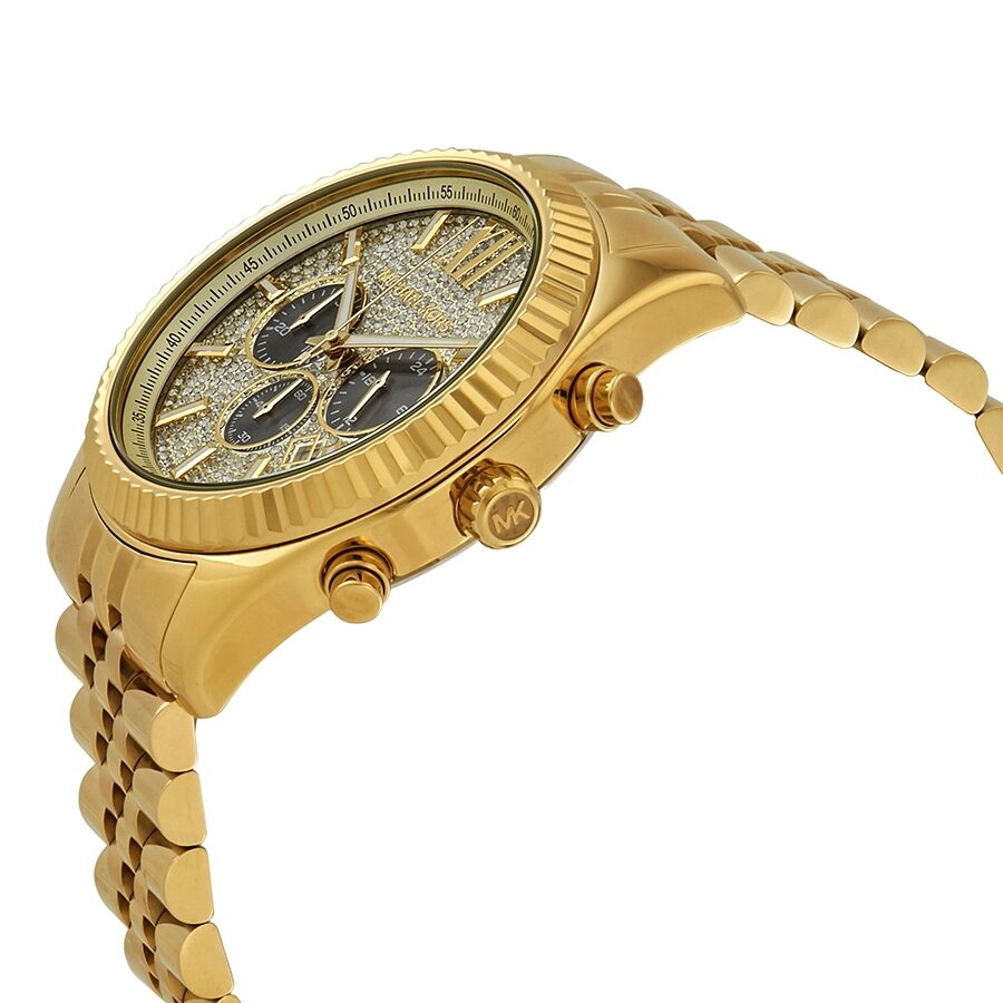 Michael Kors Lexington 44MM Chronograph Golden Watch - MK8494 Secondary image