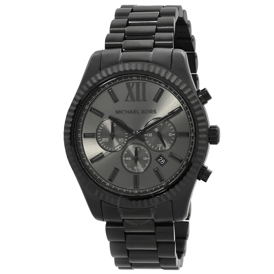 Michael Kors Lexington Chronograph Quartz Black Dial Men's Watch - MK9154
