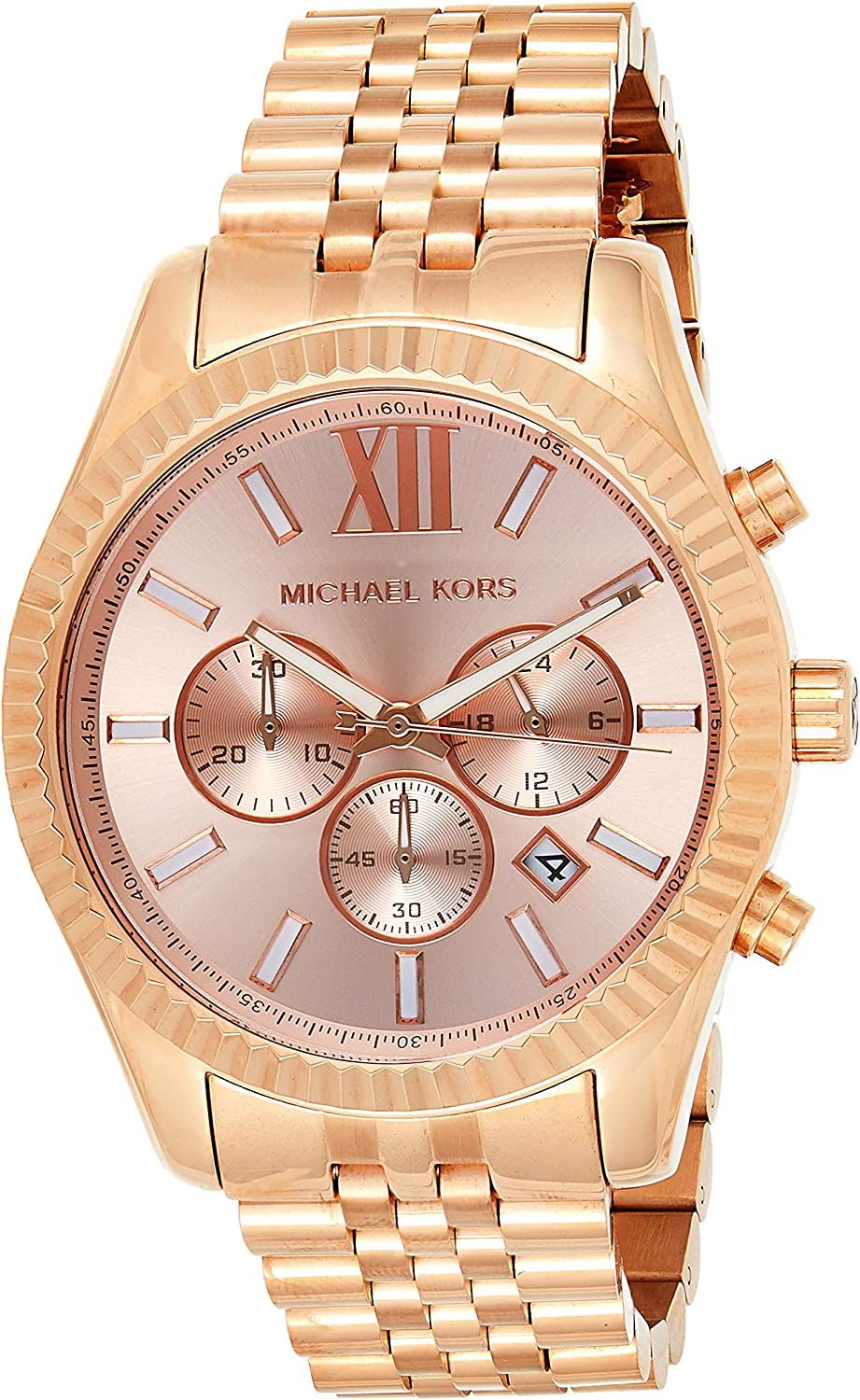 Michael Kors Lexington Chronograph Rose Gold Watch - MK8319 Main image
