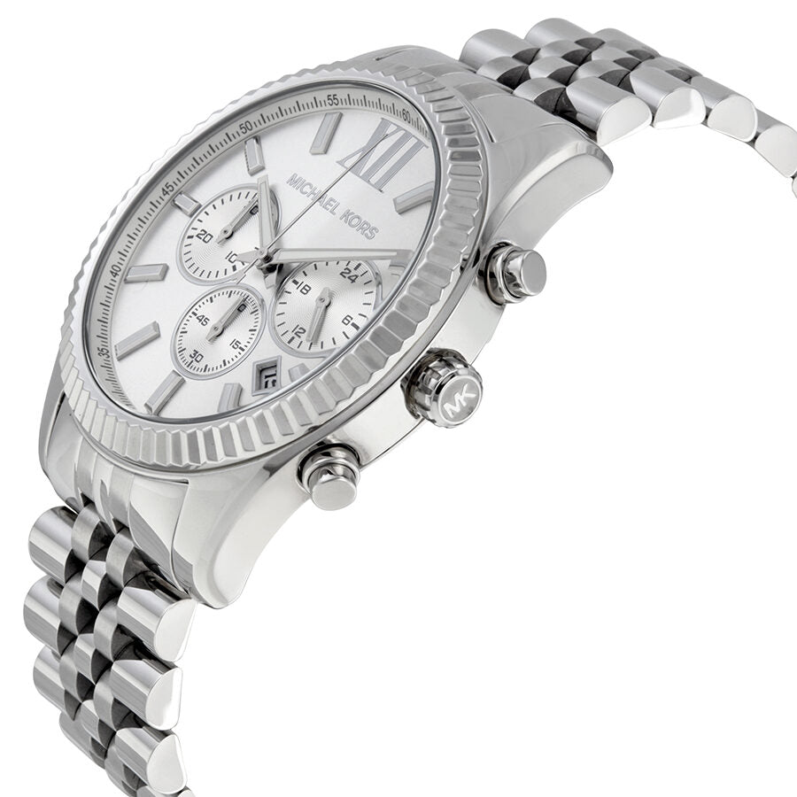 Michael Kors Lexington Chronograph Silver Dial Men's Watch MK8405 Secondary image