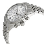 Michael Kors Lexington Chronograph Silver Women's Watch - MK5555
