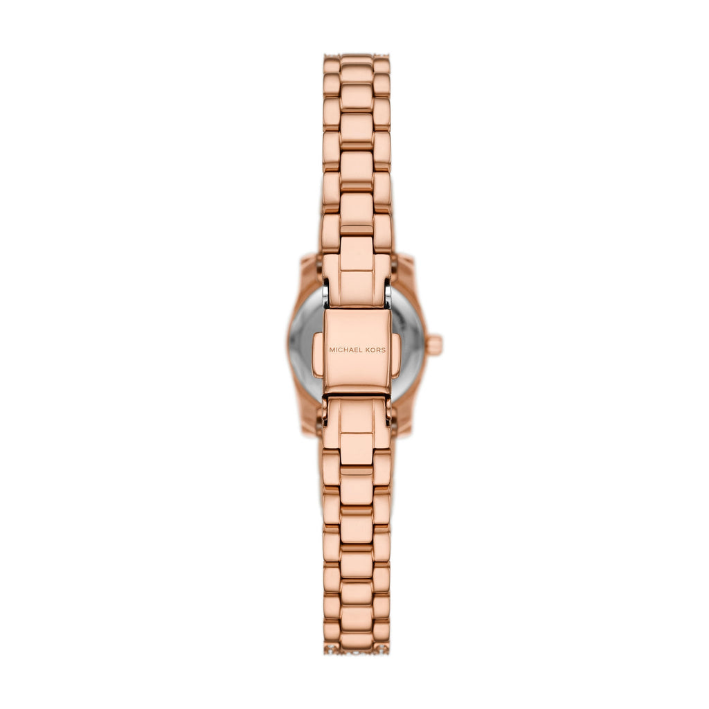Michael Kors Mini Lexington Pavé Rose Gold-Tone Women's Watch - MK4863