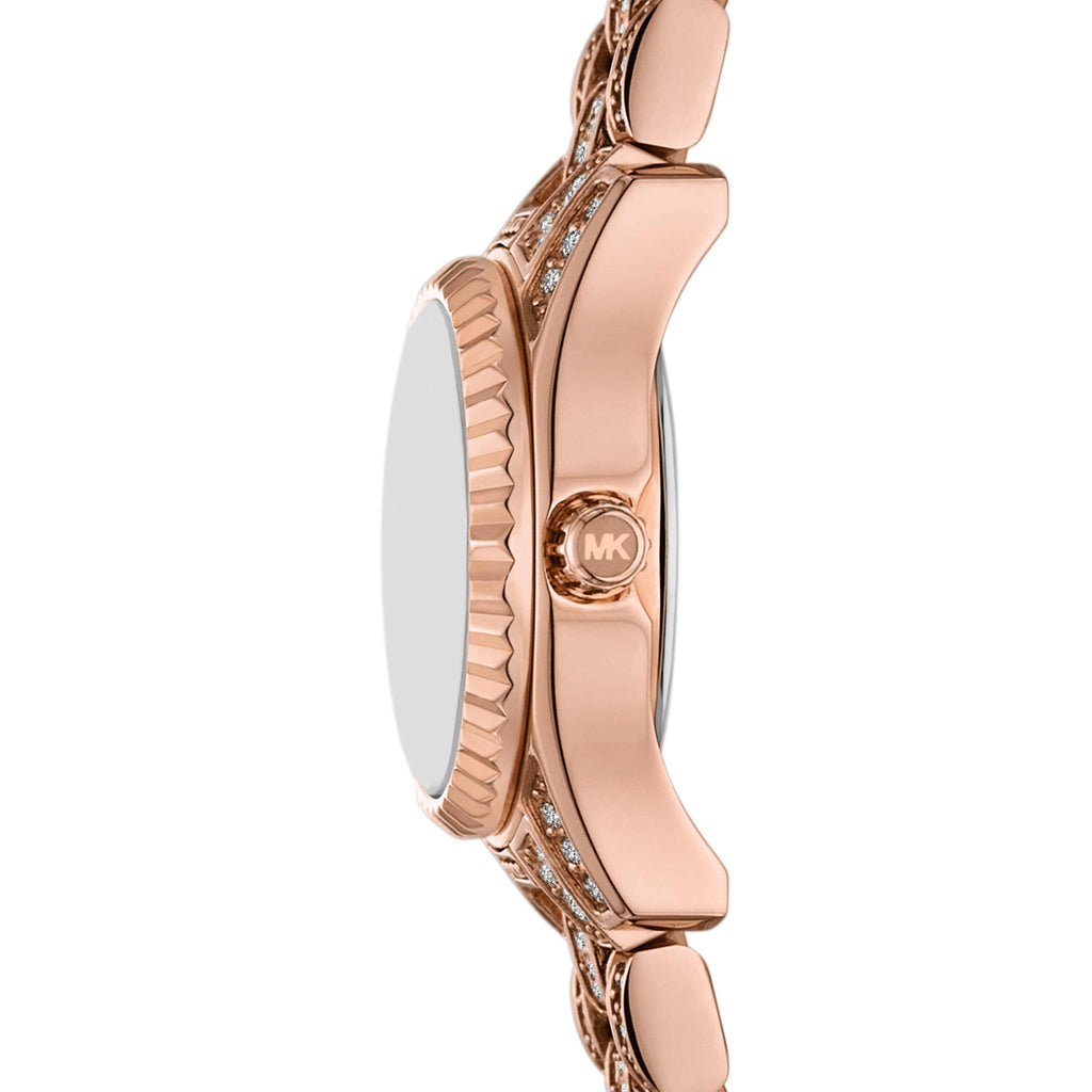 Michael Kors Mini Lexington Pavé Rose Gold-Tone Women's Watch - MK4863