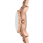 Michael Kors Mini Lexington Pavé Rose Gold-Tone Women's Watch - MK4863