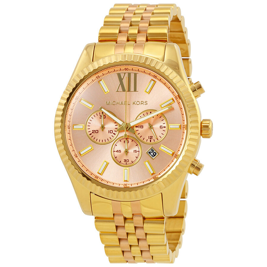 Michael Kors Lexington Chronograph Two-tone Women's Watch - MK6473 Hoofdafbeelding