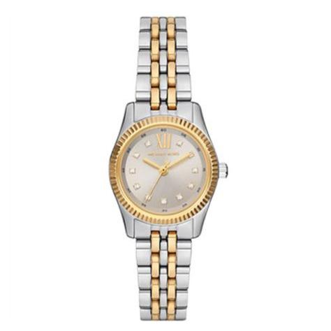 Michael Kors Lexington Three-Hand Silver Dial Two Tone Steel Strap Watch for Women - MK4815 Hoofdafbeelding