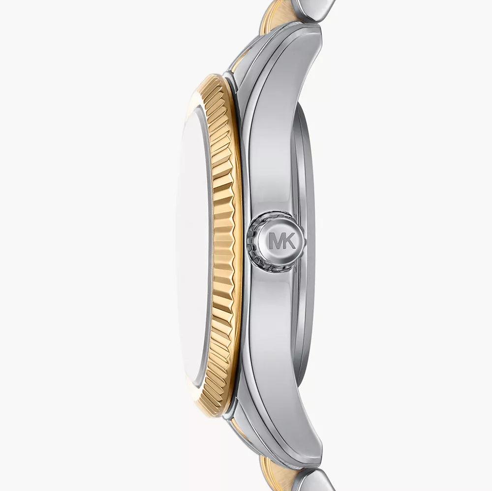 Michael Kors Lexington Three-Hand Silver Dial Two Tone Steel Strap Watch for Women - MK4815 Secundaire afbeelding