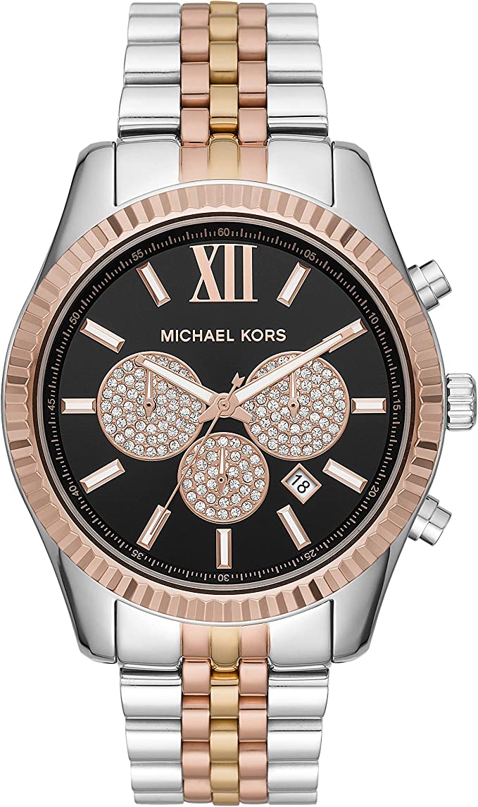 Michael Kors Lexington Tri Tone herenhorloge MK8714 Hoofdafbeelding