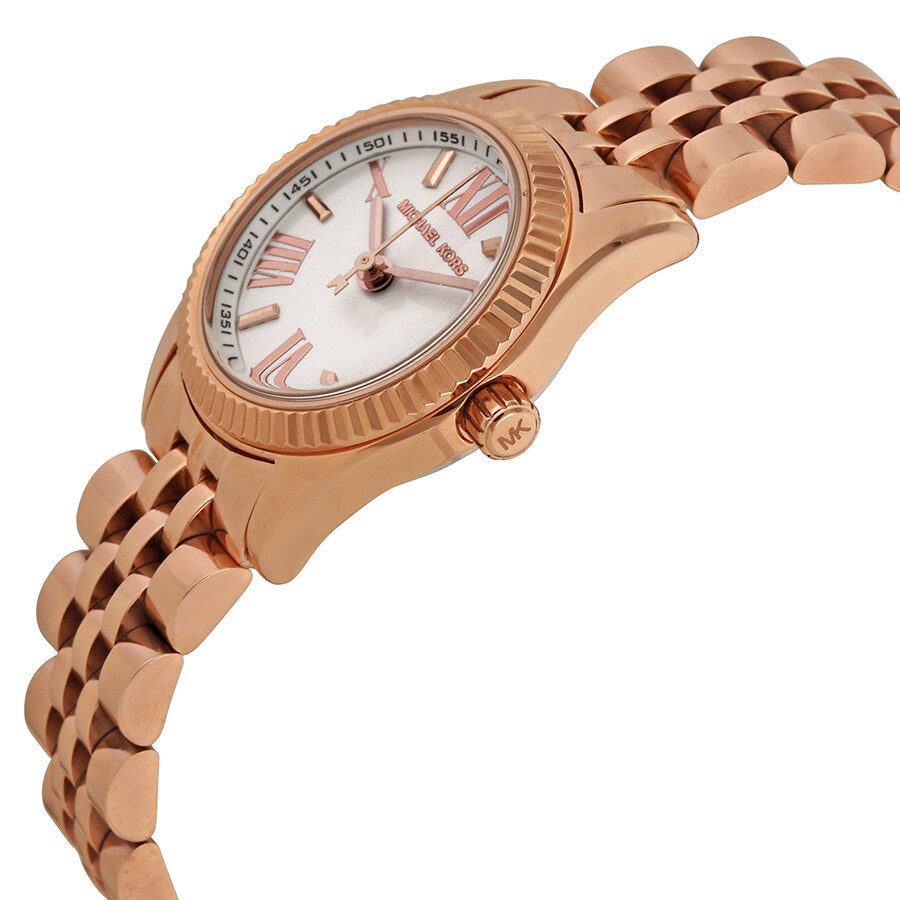 Michael Kors Lexington White Dial Rose Gold Women's Watch - MK3230 Secundaire afbeelding