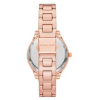 Michael Kors Lilane Quartz Rose Gold Dial Rose Gold Steel Strap Watch For Women - MK1068