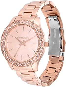 Michael Kors Lilane Quartz Rose Gold Dial Rose Gold Steel Strap Watch For Women - MK1068 Secundaire afbeelding