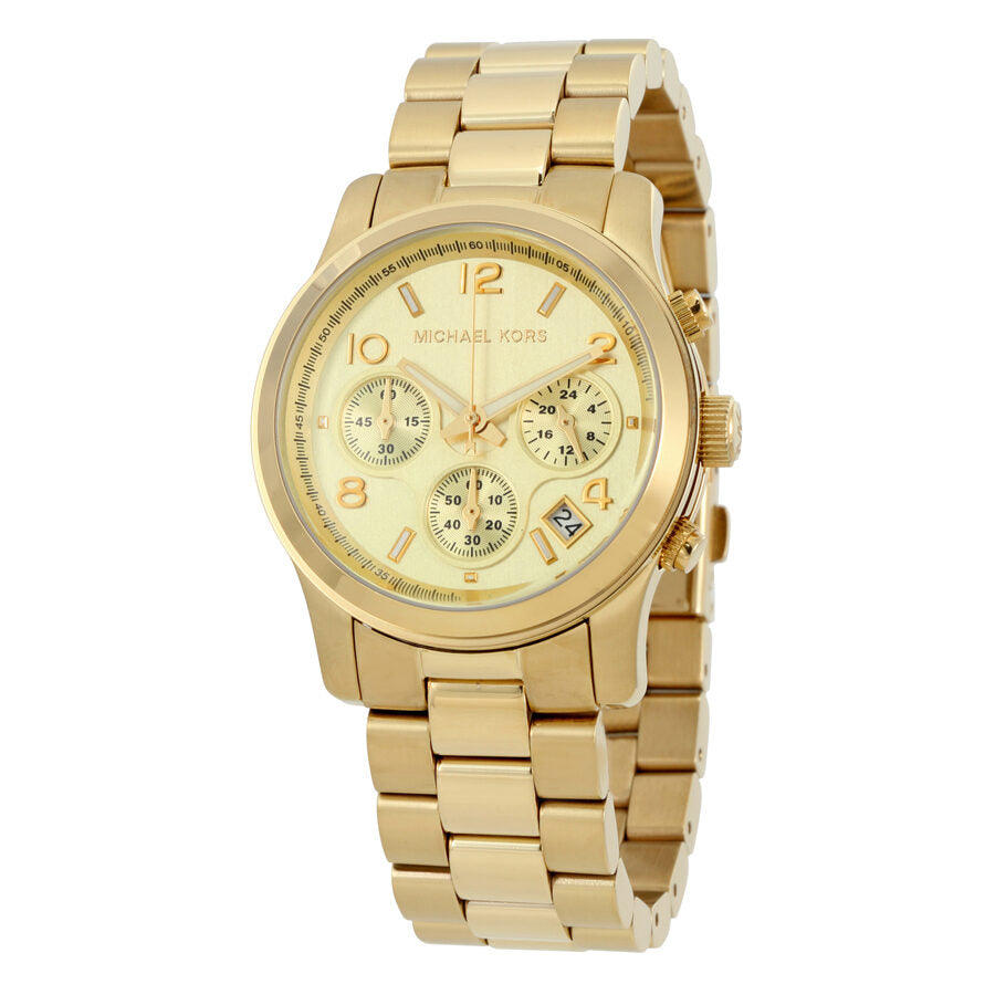 Michael Kors Runway Chronograph Gold Unisex Watch - MK5055 Hoofdafbeelding