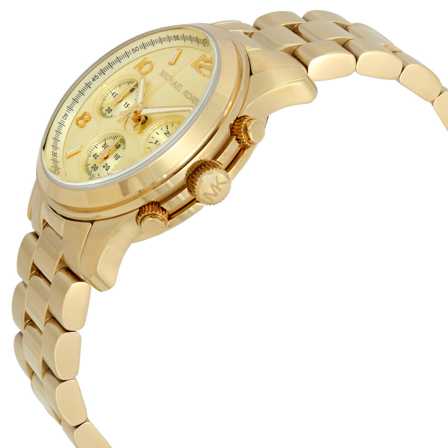 Michael Kors Runway Chronograph Gold Unisex Watch - MK5055 Secundaire afbeelding