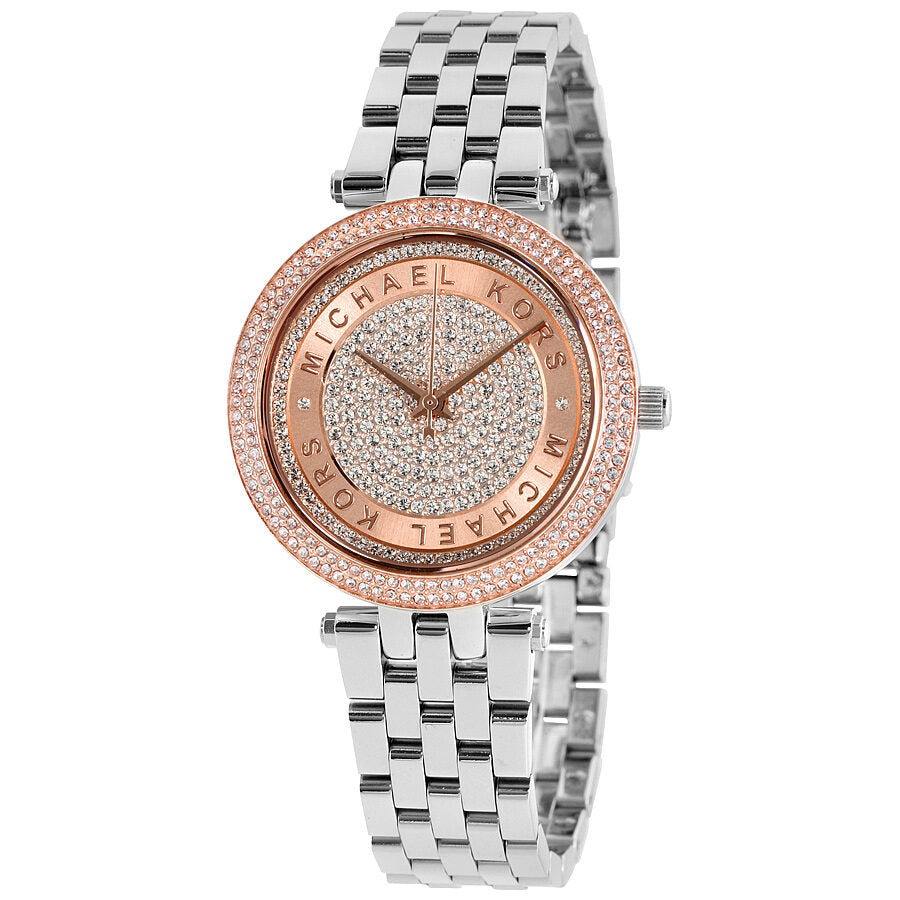 Michael Kors Mini Darci Pave Dial Zilveren Dameshorloge - MK3446 Hoofdafbeelding
