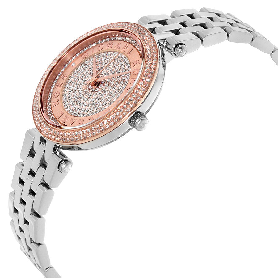 Michael Kors Mini Darci Pave Dial Zilveren Dameshorloge - MK3446 Secundaire afbeelding
