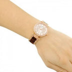 Michael Kors Mini Parker Multifunction Rose Gold and Tortoise Acetate Women's Watch - MK6239
