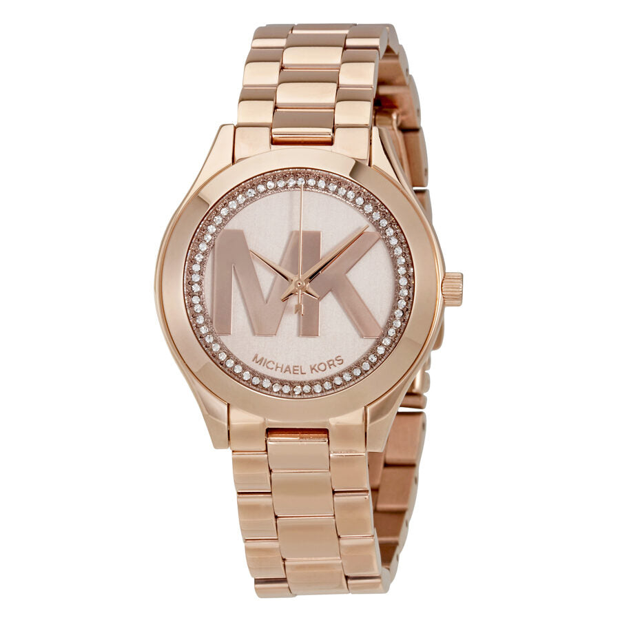 Michael Kors Mini Slim Runway Rose Gold Women's Watch - MK3549
