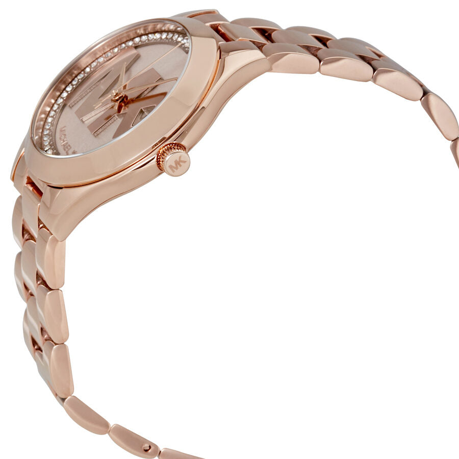 Michael Kors Mini Slim Runway Rose Gold Women's Watch - MK3549