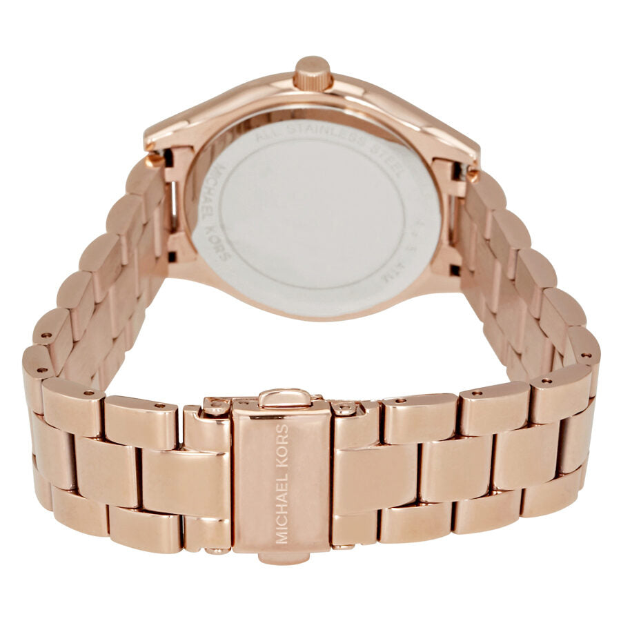 Michael Kors Mini Slim Runway Rose Gold Women's Watch - MK3549