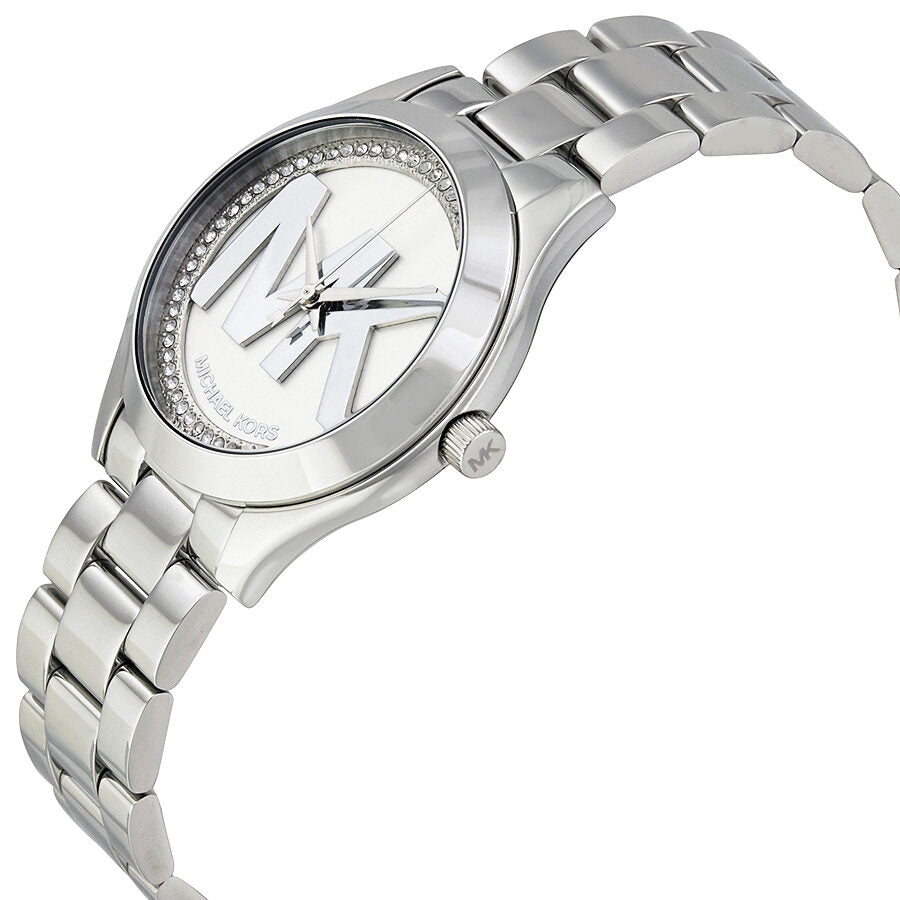 Michael Kors Mini Slim Runway dameshorloge in zilverkleur - MK3548 Secundaire afbeelding