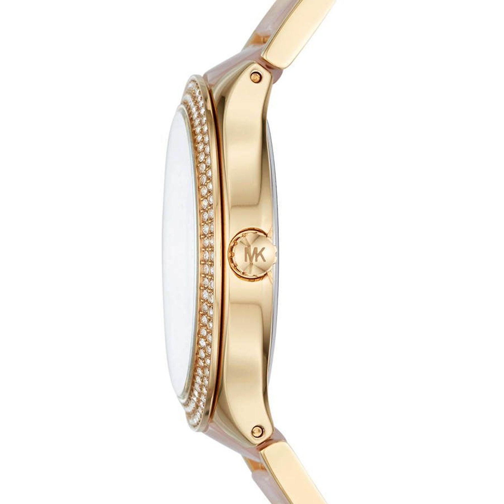 Michael Kors Kerry Pink Acetate and Gold Women's Watch - MK3508 Secundaire afbeelding