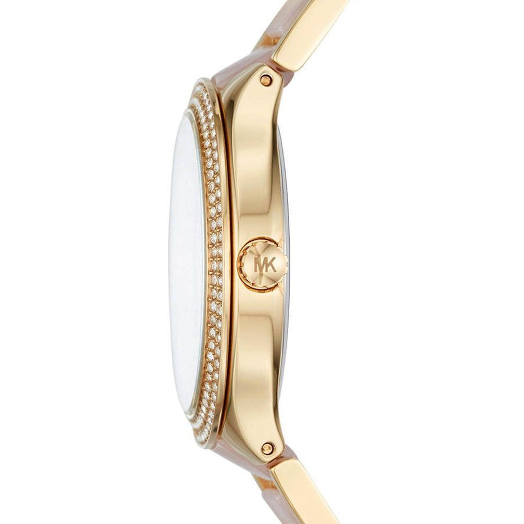 Michael Kors Kerry Pink Acetate and Gold Women's Watch - MK3508