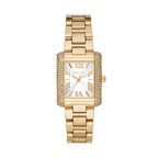 Michael Kors Emery Pavé Rectangular Gold Women's Watch - MK4640