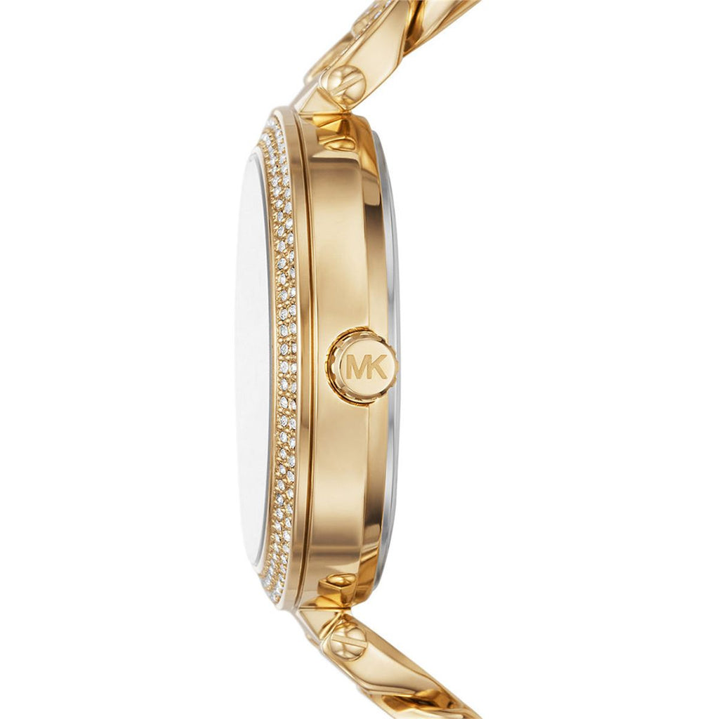 Michael Kors Catelyn Quartz Crystal Glitz Dial Gold-Tone Women's Watch - MK4674 Secundaire afbeelding
