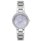 Michael Kors Mini Taryn Purple MOP Dial Silver Women's Watch - MK6562