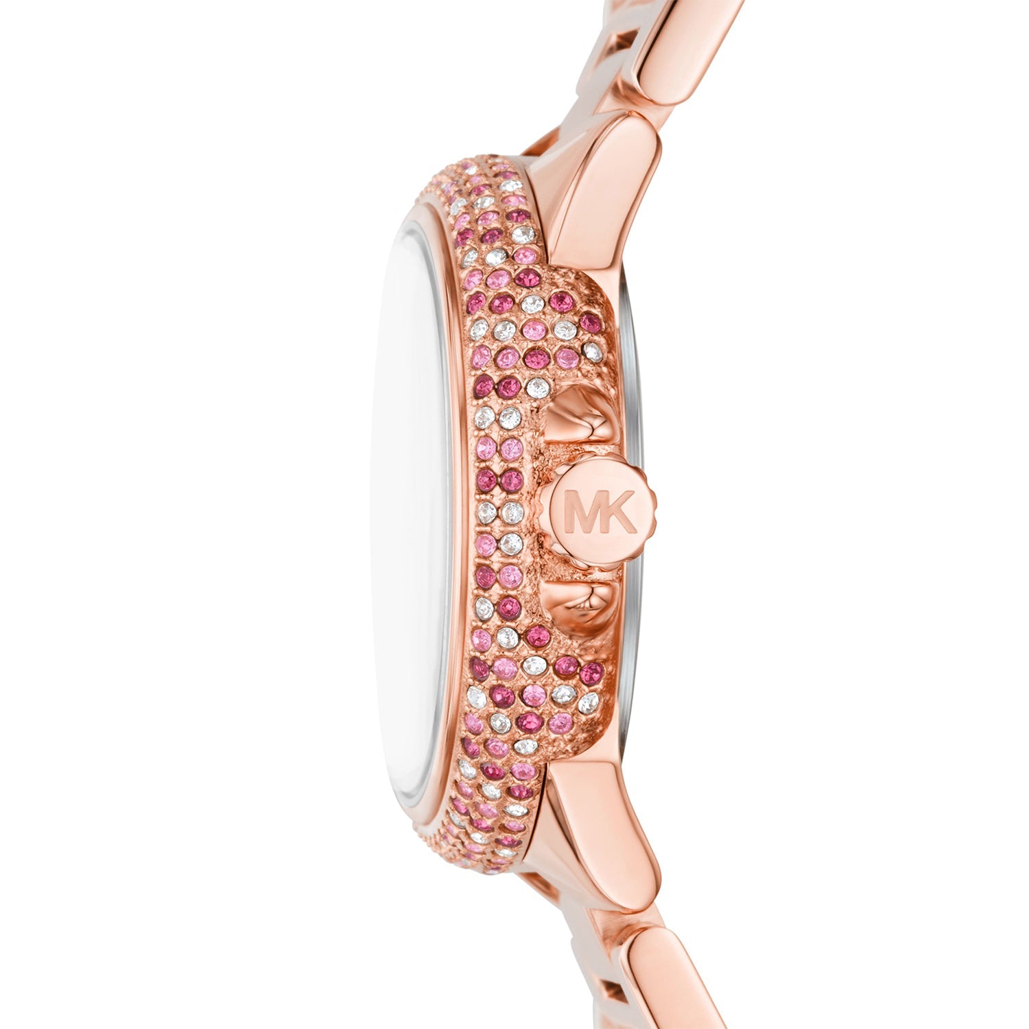 Michael Kors Mini Camille Multifunctioneel Dameshorloge met Roze Parelmoeren Wijzerplaat en Roségouden Kast - MK7273 Secundaire afbeelding