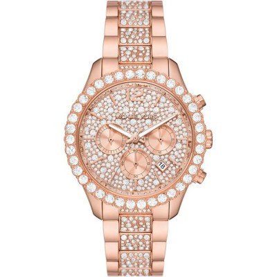 Michael Kors Layton Pavé Chronograph Rose-gold Women's Watch - MK7285 Hoofdafbeelding