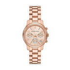 Michael Kors Mini Runway Chronograph Rose-gold Women's Watch - MK7327