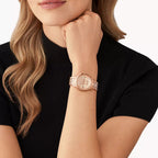 Michael Kors Mini Runway Chronograph Rose-gold Women's Watch - MK7327
