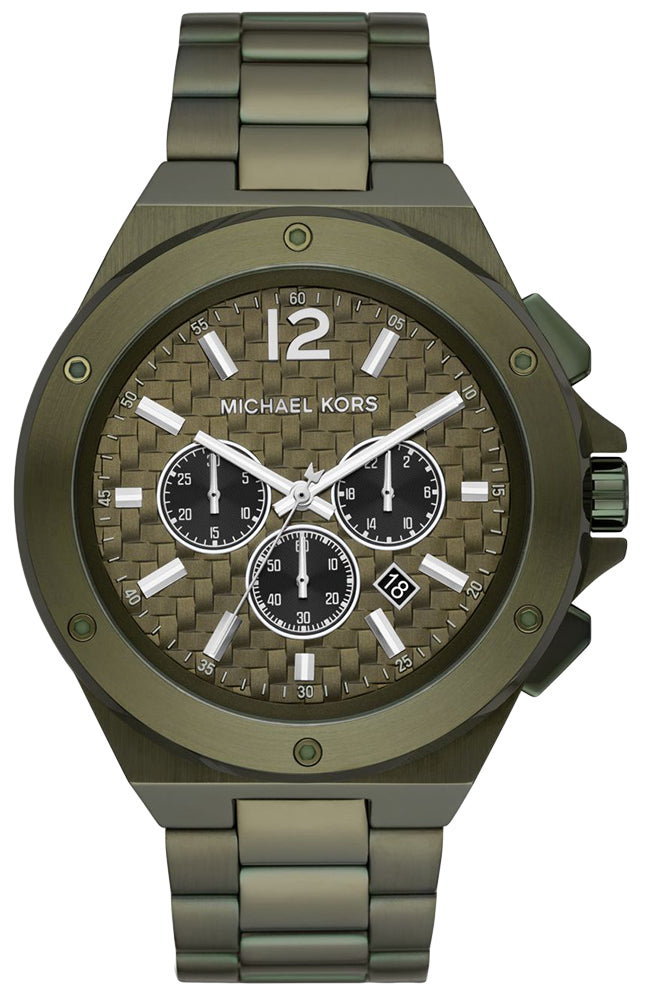 Michael Kors Lennox Chronograaf Herenhorloge Olijfgroen - MK9103 Hoofdafbeelding