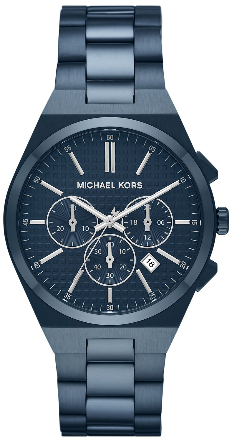 Michael Kors Oversized Lennox Blue-Tone Watch - MK9147 Hoofdafbeelding