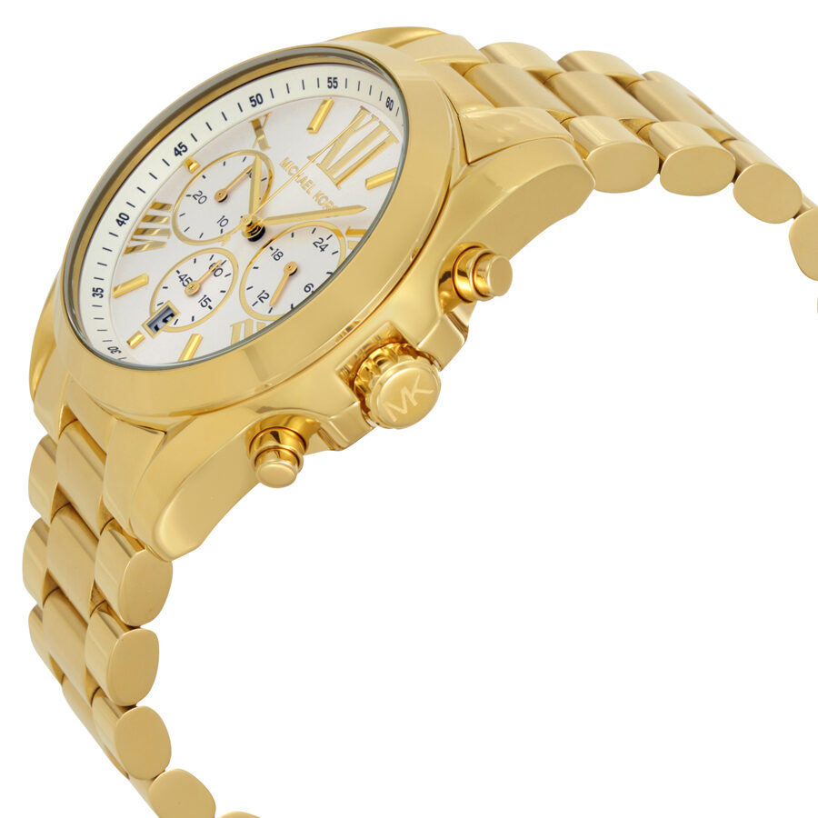 Michael Kors Oversize Bradshaw Chronograph Gold Unsiex Watch - MK6266 Secundaire afbeelding